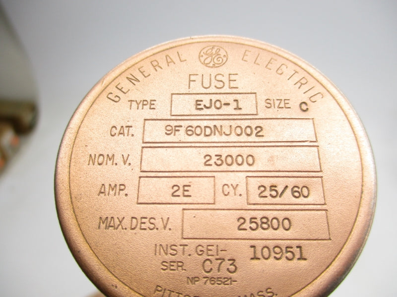 GENERAL ELECTRIC 9F60DNJ002 25800VAC 2EA NSMP