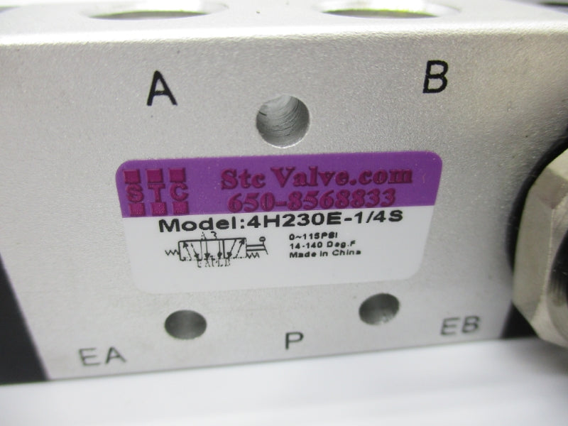 STC 4H230E-1/4S 0-115PSI 14-140'F NSMP