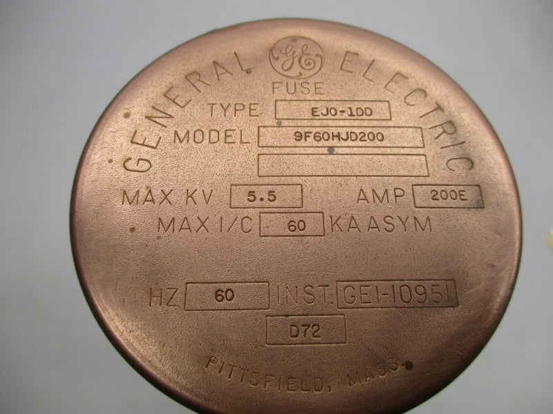 GENERAL ELECTRIC 9F60HJD200 5.5KV 200EA NSNP