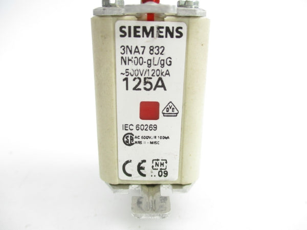 SEIMENS 3NA7832 500V 125A NSNP