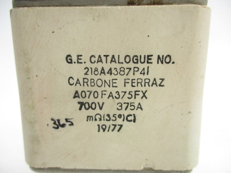 GENERAL ELECTRIC 218A4387P41 700V 375A NSNP
