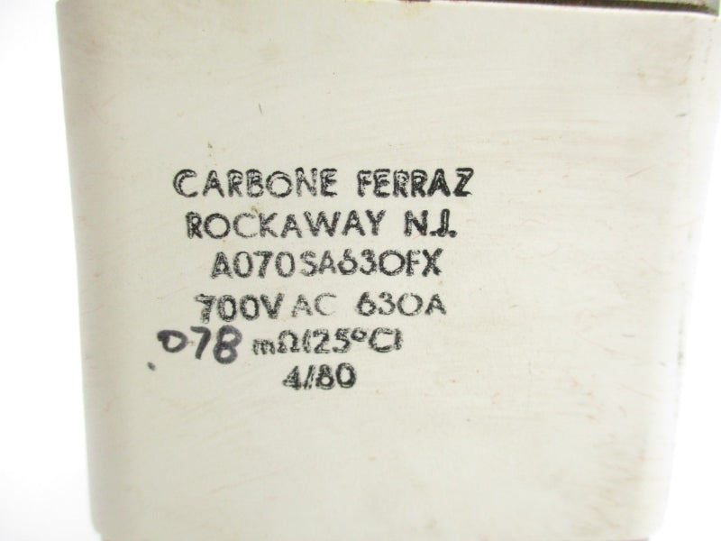 CARBONE FERRAZ A070SA630FX 700VAC 630A NSNP
