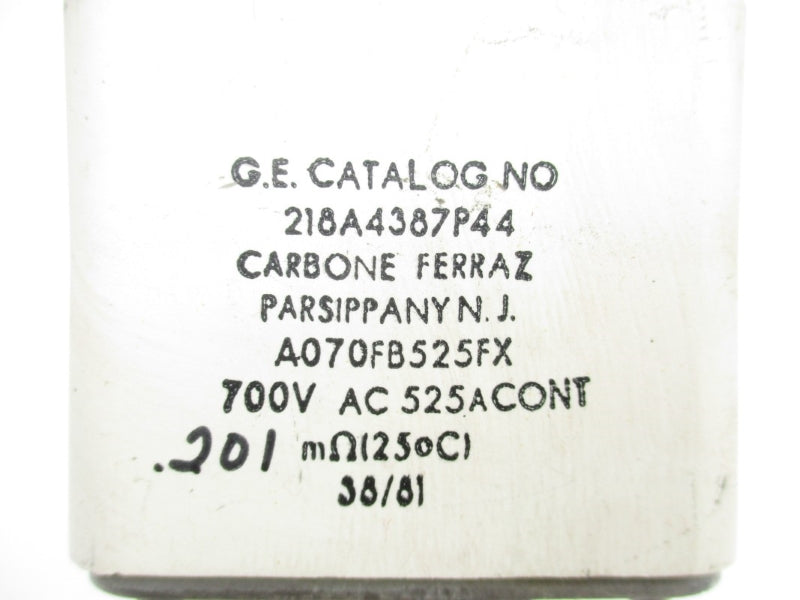GENERAL ELECTRIC 218A4387P44 700VAC 525A NSNP