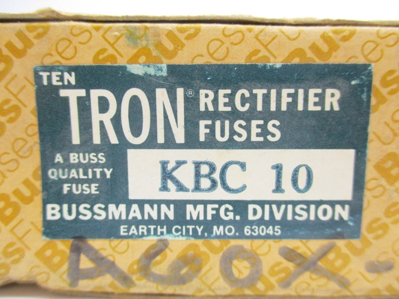 BUSSMANN KBC10 600V 10A (PKG OF 10) NSMP