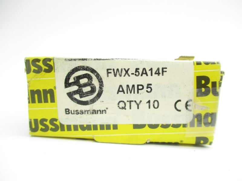 BUSSMANN FWX-5A14F 250VAC 5A (PKG OF 10) NSMP