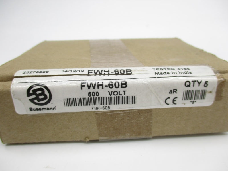 BUSSMANN FWH-60B 500V 60A (PKG OF 5) NSMP