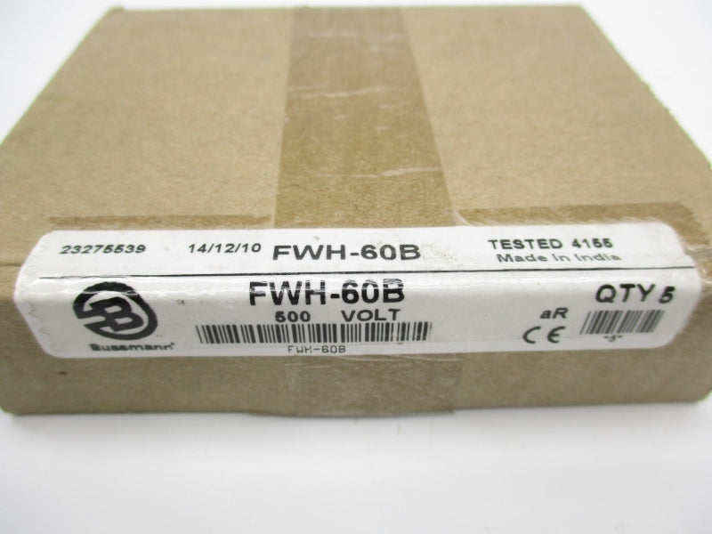 BUSSMANN FWH-60B 500V 60A (PKG OF 5) NSFS