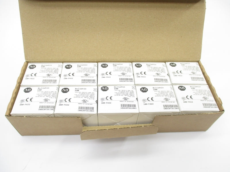 ALLEN BRADLEY 100-FA22 SER. B 600VAC 10A (PKG OF 10) NSMP