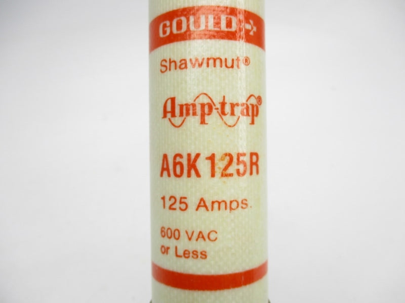 GOULD SHAWMUT A6K125R 600VAC 125A NSMP