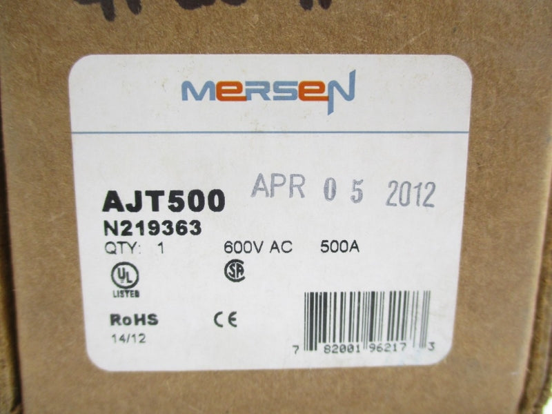 MERSEN AJT500 600VAC 500A NSMP