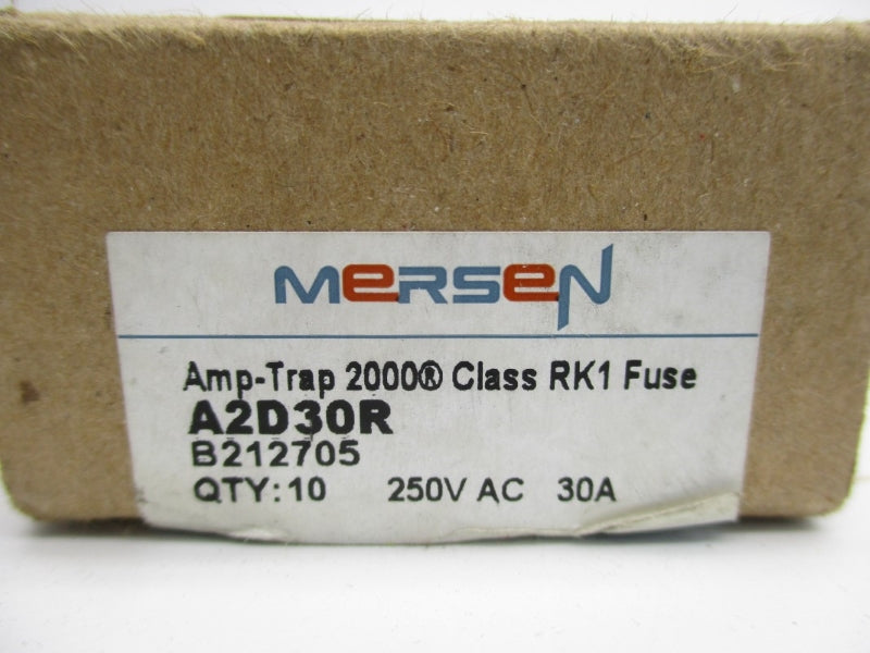 MERSEN A2D30R 250VAC/DC 30A (PKG OF 10) NSMP