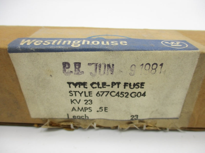 WESTINGHOUSE CLE-PT 677C452G04 23KV .5EA NSFS
