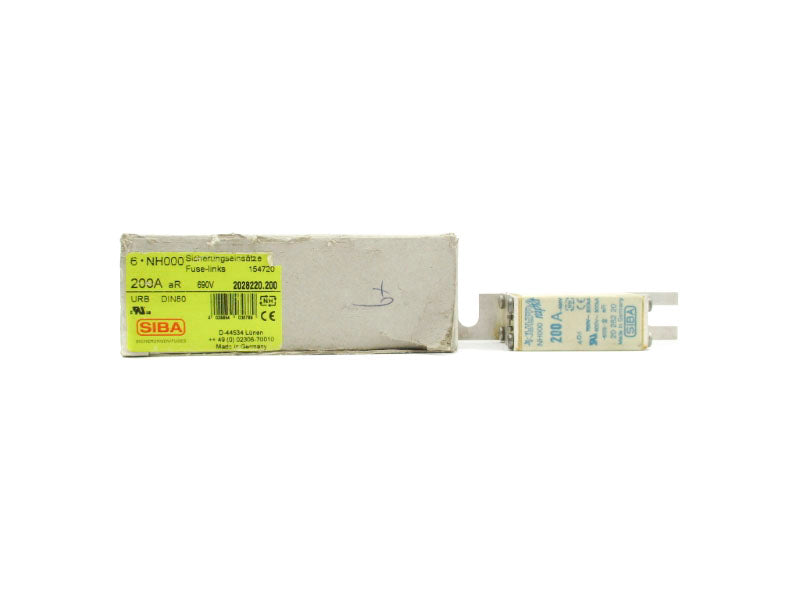SIBA 2028220.200 690VAC 200A (PKG OF 6) NSMP