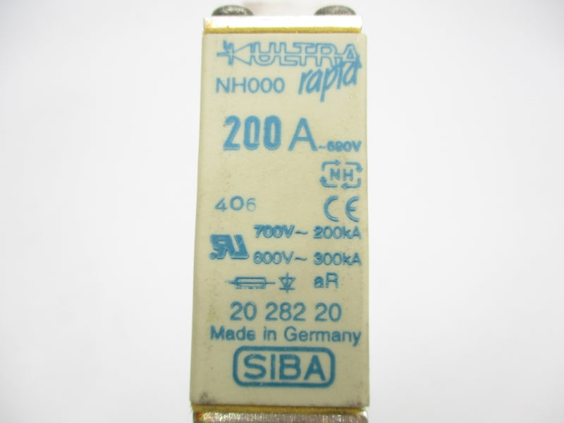 SIBA 2028220.200 690VAC 200A (PKG OF 6) NSMP