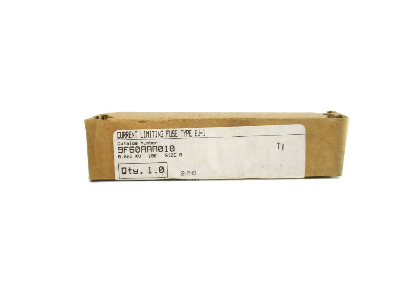 GENERAL ELECTRIC 9F60AAA010 .625KV 10EA NSFS
