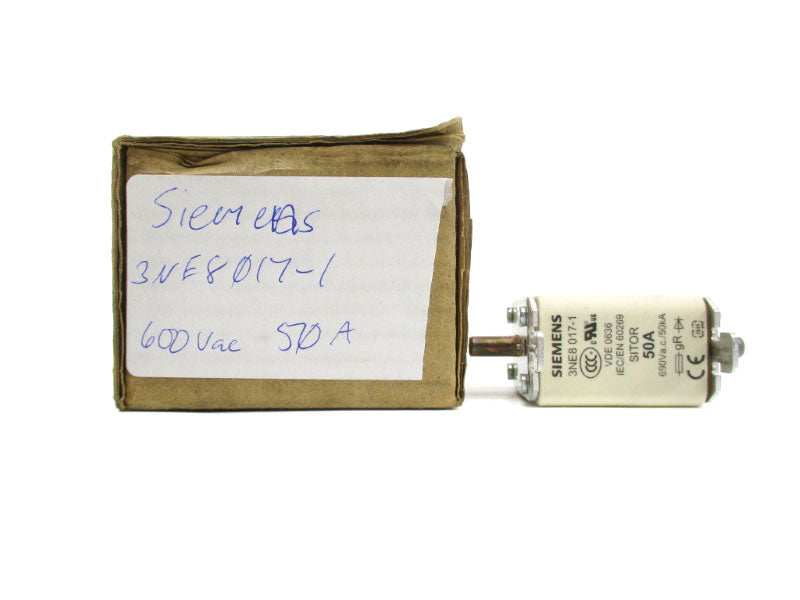 SIEMENS 3NE8017-1 690VAC 50A (PKG OF 3) NSMP