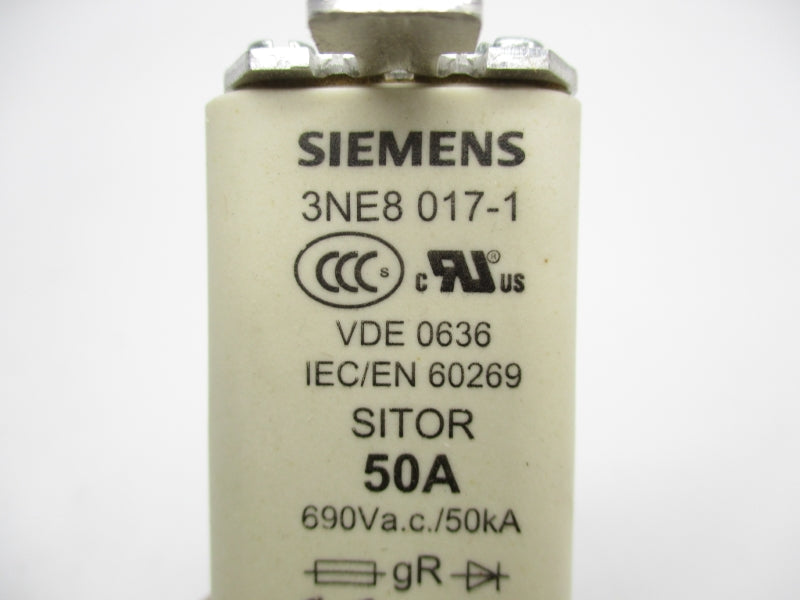 SIEMENS 3NE8017-1 690VAC 50A (PKG OF 3) NSMP