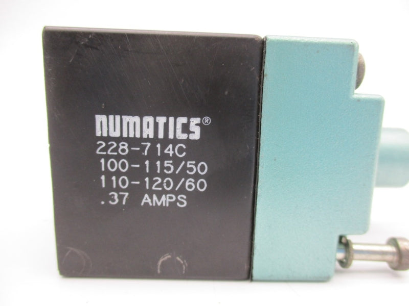 NUMATICS 228-714C 100-115/110-120V .37A (AS PICTURED) UNMP