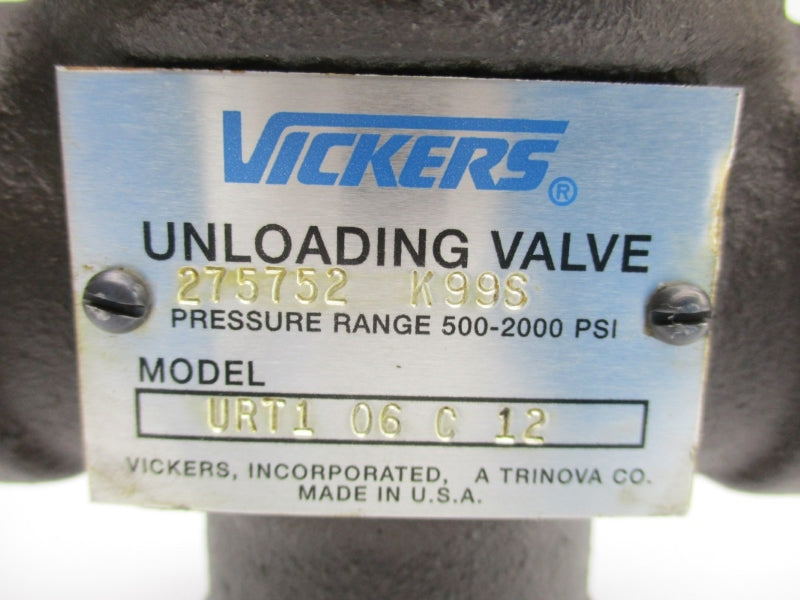 VICKERS URT106C12 275752 500-2000PSI NSNP