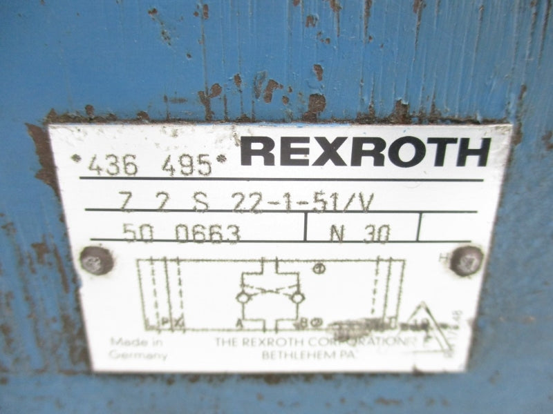 REXROTH Z 2 S 22-1-51/V UNMP