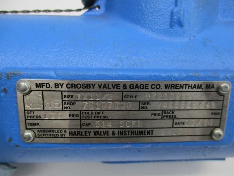 CROSBY 972103NA 75157500 120PSI NSNP
