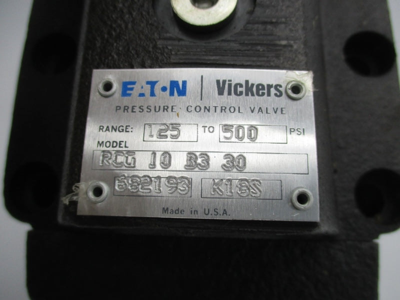 VICKERS RCG10B330 682193 125-500PSI NSNP