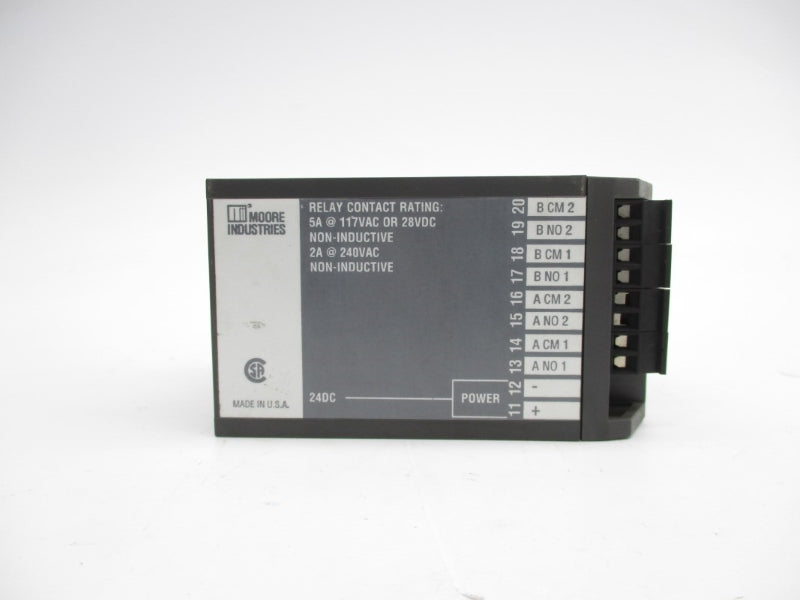 MOORE INDUSTRIES DDA/1-5V/DH1H1/24DC-AD-DPSTNO-EU-DIN 240VAC 2A NSNP