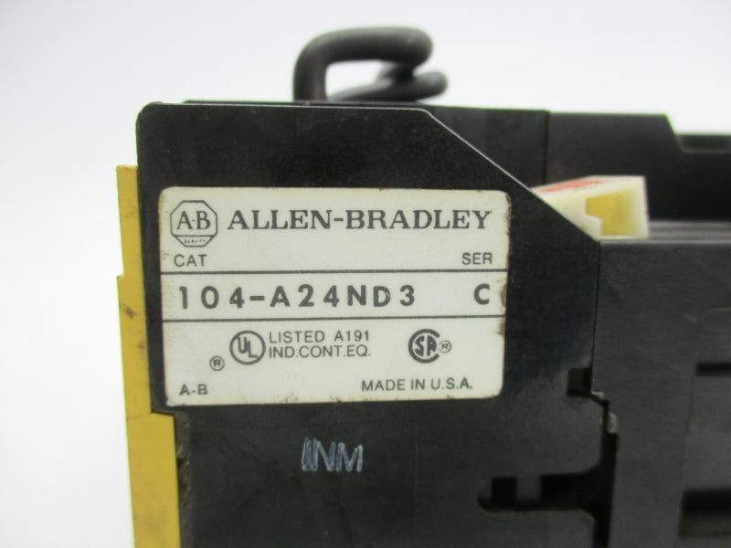 ALLEN BRADLEY 104-A24ND3 SER. C 110/120V NSNP