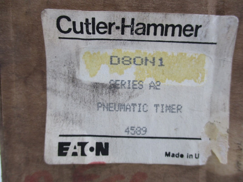 CUTLER HAMMER D80N1 SER. A2 110/120V NSMP