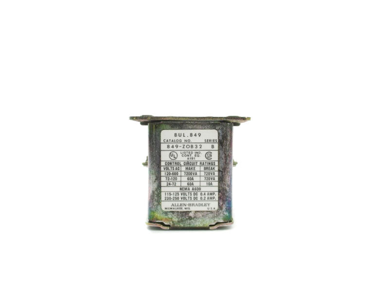 ALLEN BRADLEY 849-ZOB32 SER. B 440/480V 60A UNMP