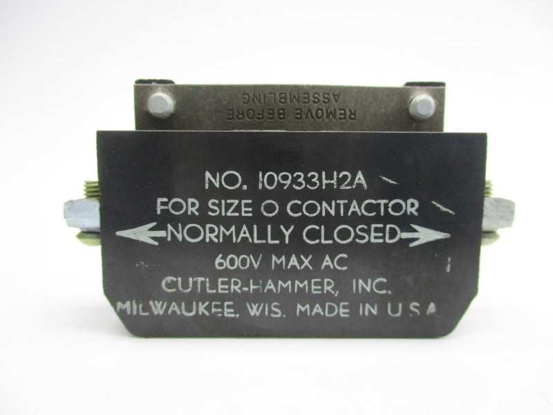 CUTLER HAMMER 10933H2A 600VAC NSNP