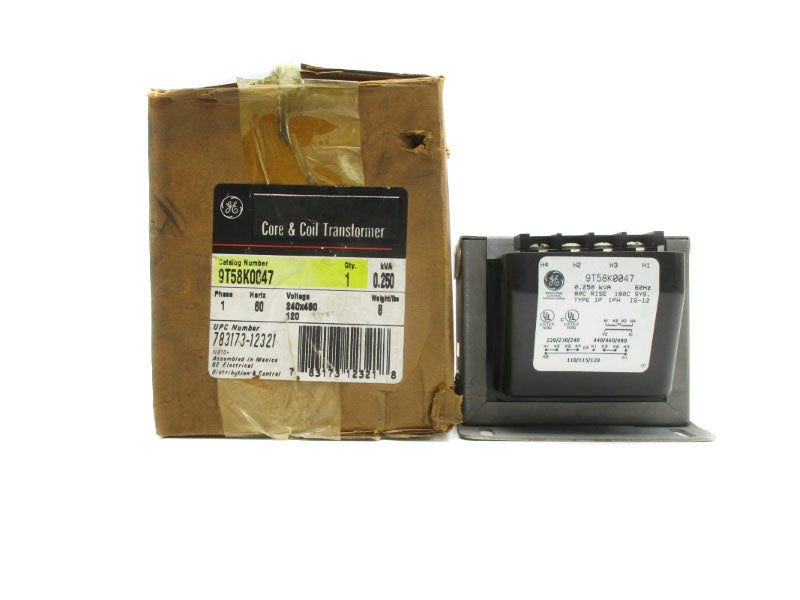 GENERAL ELECTRIC 9T58K0047 480V 0.250KVA NSMP