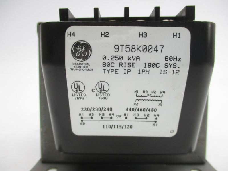GENERAL ELECTRIC 9T58K0047 480V 0.250KVA NSMP