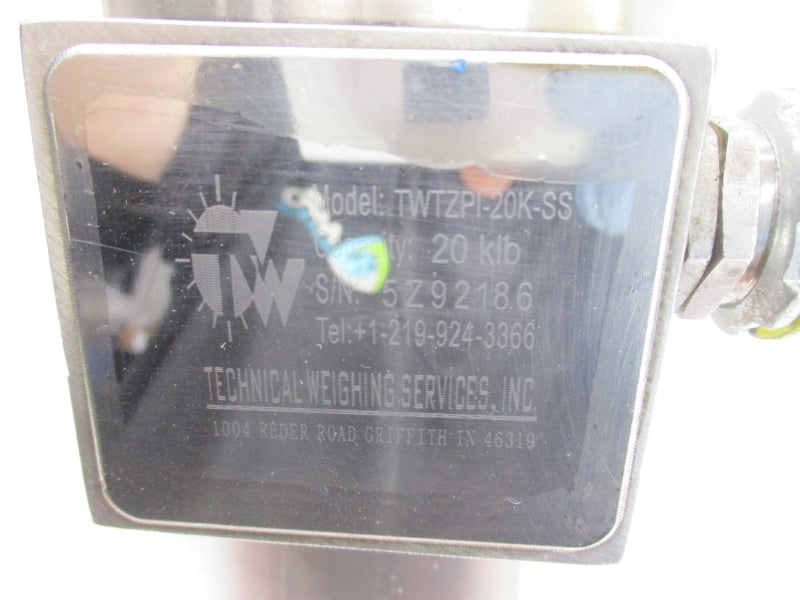 TECHNICAL WEIGHING SERVICES TWTZPI-20K-SS NSNP