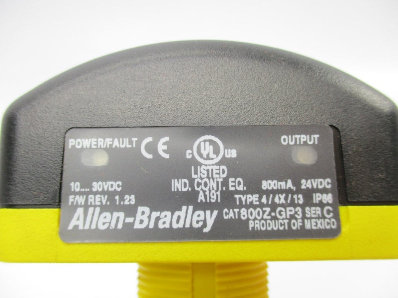 ALLEN BRADLEY 800Z-GP3Q4 SER. C F/W 1.23 10-30VDC (BR/WH) NSMP