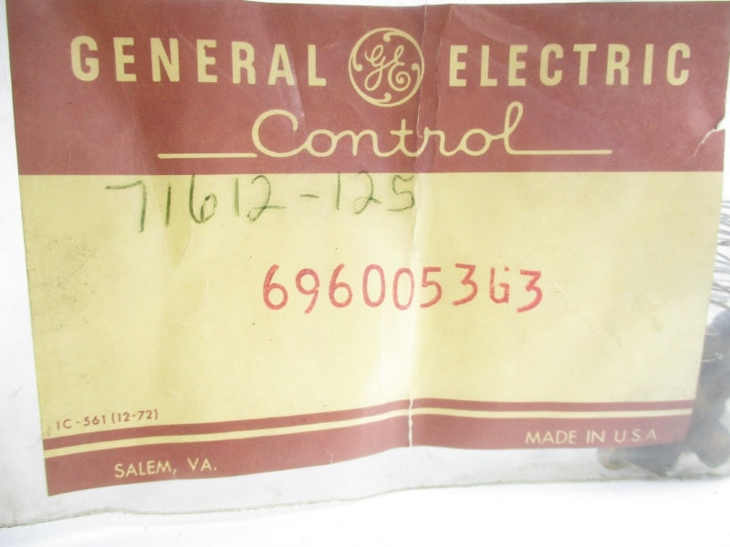 GENERAL ELECTRIC 6960053G3 NSMP