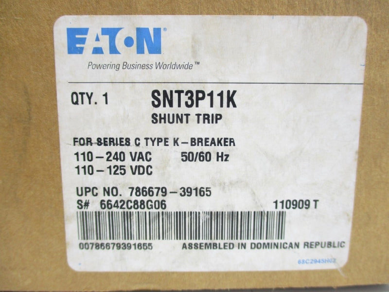 EATON SNT3P11K SER. C 110-240VAC NSMP