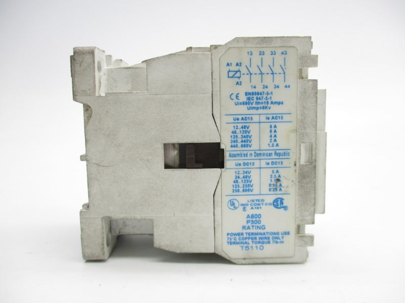 CUTLER HAMMER D15CR40 SER. B1 48VAC 8A UNMP