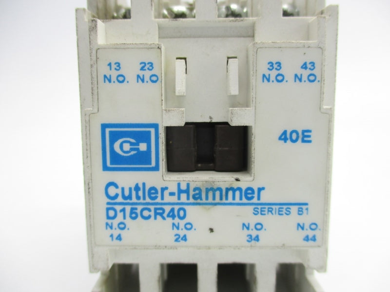 CUTLER HAMMER D15CR40 SER. B1 48VAC 8A UNMP