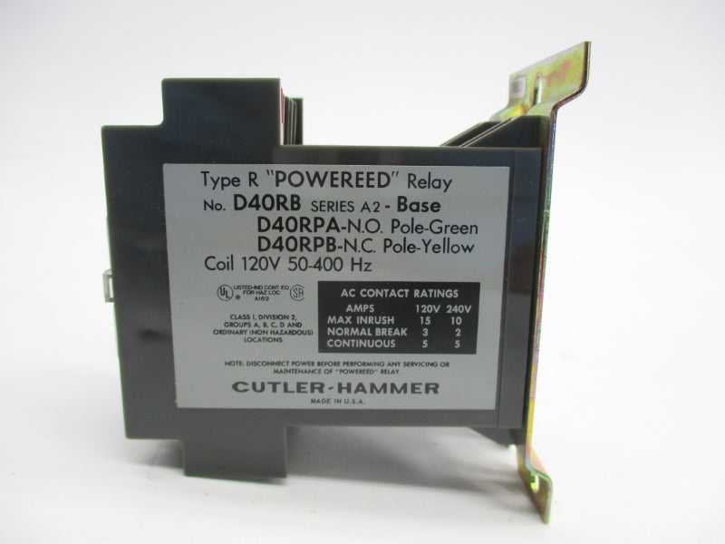 CUTLER HAMMER D40RBA SER. A2 120V NSNP