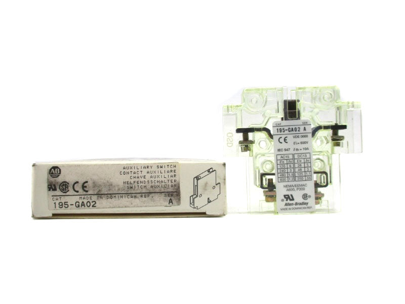 ALLEN BRADLEY 195-GA02 SER. A 600V 1.2A (GY/BL) NSMP