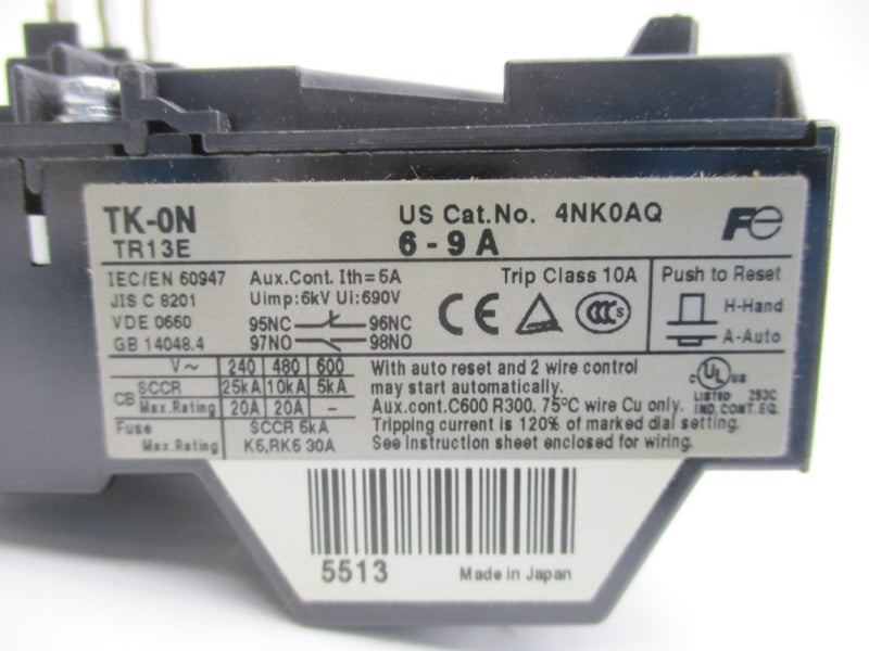 FUJI ELECTRIC 4NK0AQ 6-9A NSMP