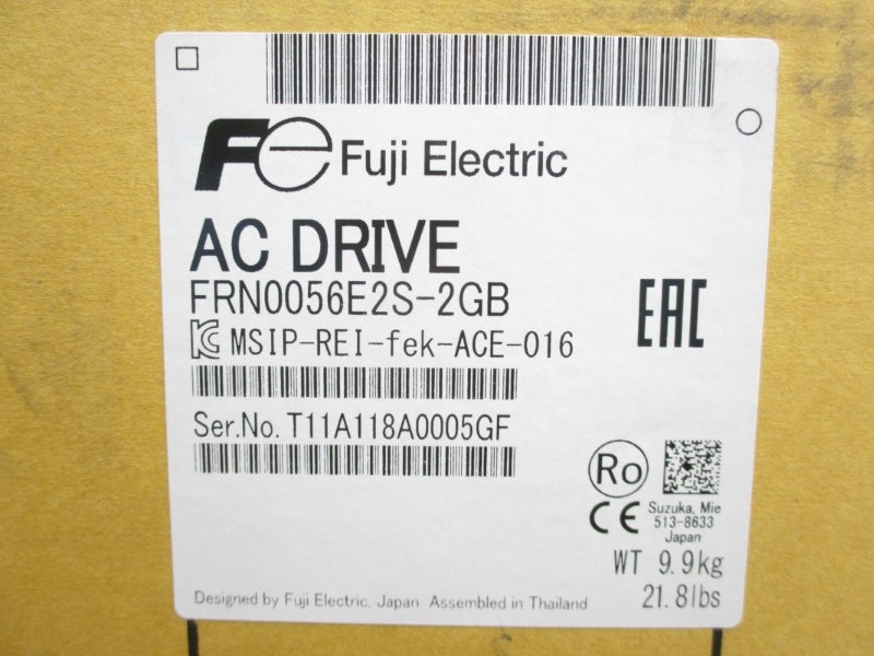 FUJI ELECTRIC FRN0056E2S-2GB 200-240V 80A NSNP