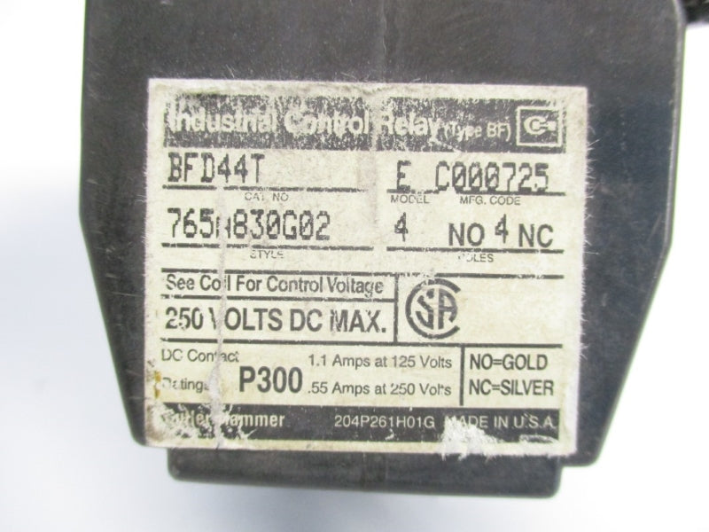 CUTLER HAMMER BFD44T 250VDC UNMP
