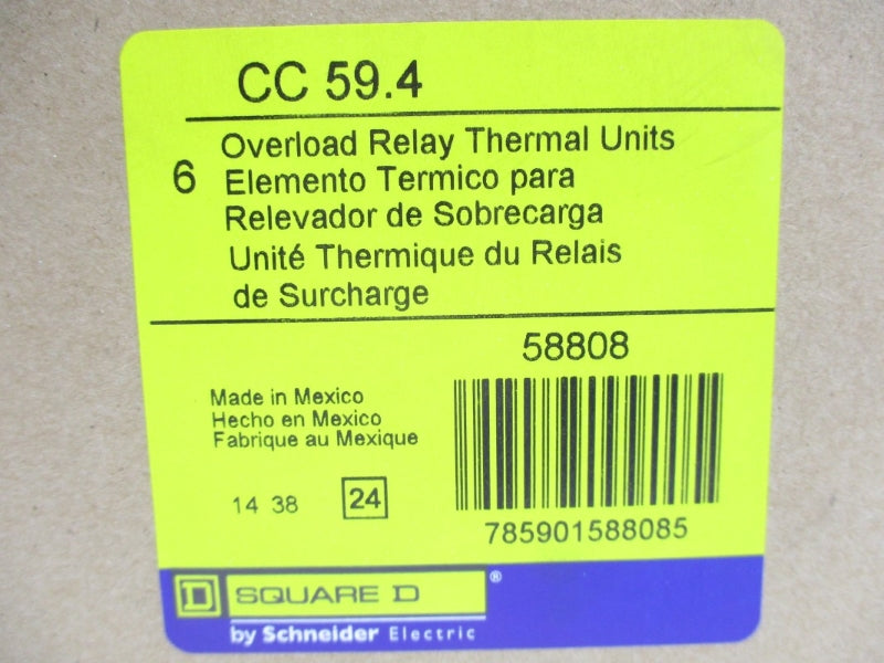 SQUARE D CC59.4 (PKG OF 6) NSMP