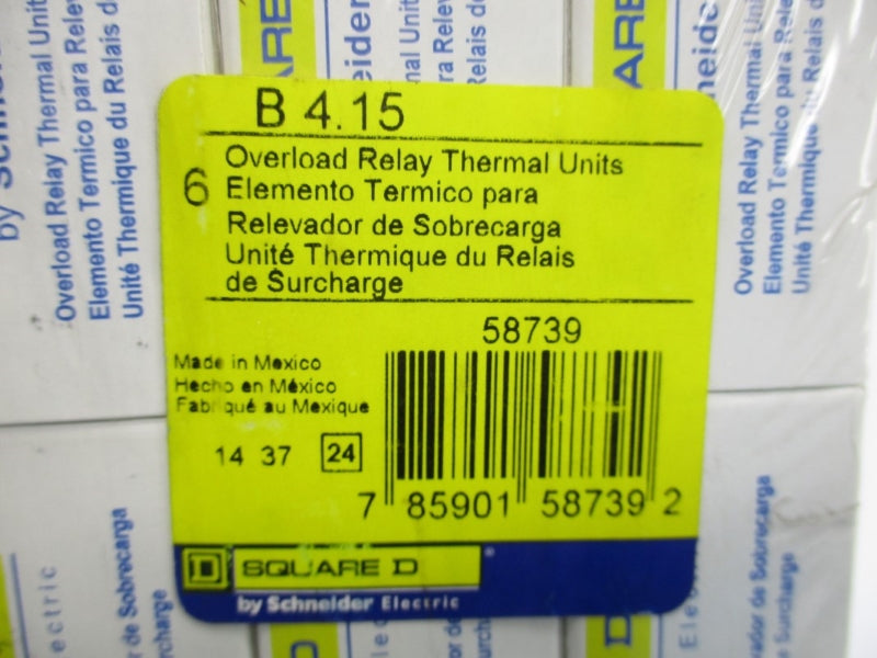 SQUARE D B4.15 (PKG OF 6) NSFS