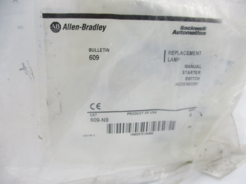 ALLEN BRADLEY 609-N9 SER. A (PKG OF 10) NSMP