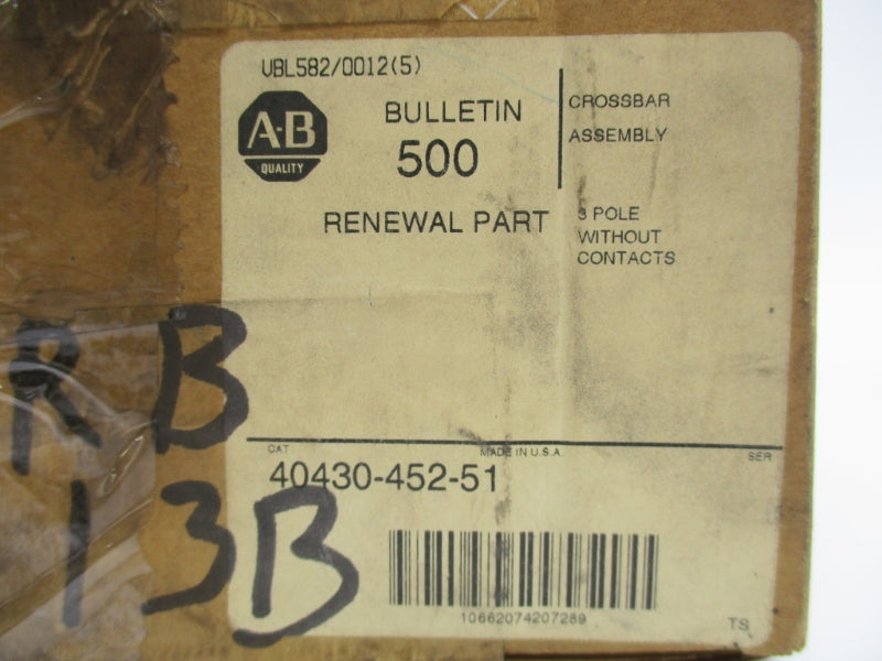 ALLEN BRADLEY 40430-452-51 (BR/WH) NSMP