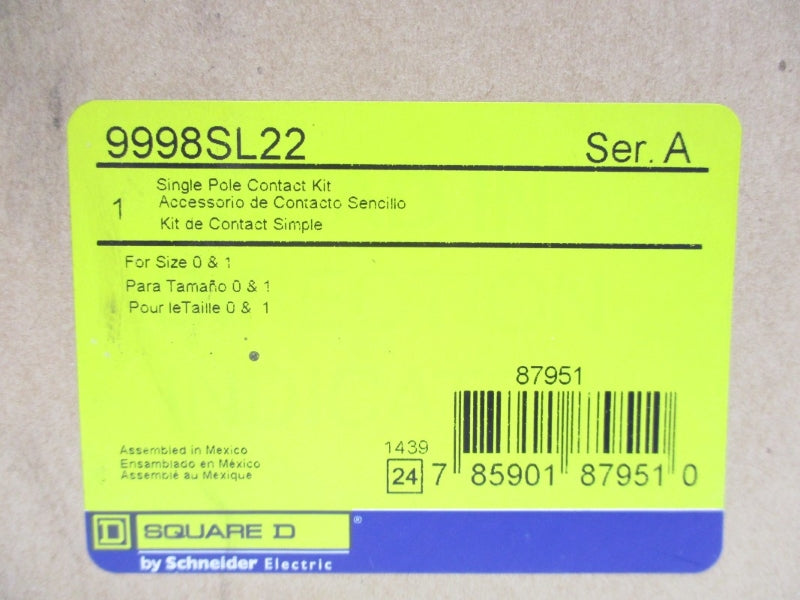 SQUARE D 9998SL22 SER. A NSMP