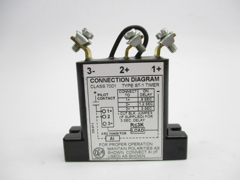 EC&M 51229-024-52 7001ST-1 200/300VDC 1A .6S NSNP